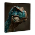 thumbnail image 2 of Stupell Industries Contemporary Cerulean Scaled Dinosaur Detail Canvas Art, 30 x 30, by Wumples, 2 of 8