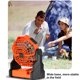thumbnail image 3 of Bewildely Ventilador de camping portátil giratorio ajustable Senderismo Mini ventiladores de viaje Enfriador de hogar con dispositivo de Electrodomésticos Verde negro, 3 of 6