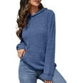 thumbnail image 2 of YATELLE Sweaters for Women Long Sleeve Fashion Hoodies Fall Pullover Sweatshirts with Pocket Tunic Tops, 2 of 4