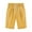 Yellow, variant on Fshinging Women's Mid-Rise Shorts Summer Slim-Fit Pants Lacing Beach Pocket Five Point Pants Seniors Shorts
