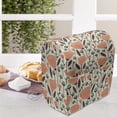 thumbnail image 3 of Floral Stand Mixer Cover, Garden Plantation Leaves and Blossoms Pattern, Kitchen Appliance Organizer Bag Cover with Pockets, 5 Quarts, Salmon Teal, by Ambesonne, 3 of 4