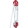 thumbnail image 1 of VEVOR Twin Sheave Block and Tackle 7700LBS Pulley 100Ft, 1/2Inch Double Braid Rope, 1 of 9