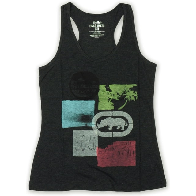 Camiseta sin mangas Ecko Unltd para mujer gris extragrande