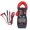 Red, variant on M Buder Black Digital Clamp Meter Accurate Contactless Backlight Handheld AC DC Voltage Tester for Current Resistance Capacitance 7.48 in / 19 cm