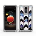 thumbnail image 5 of Cheveron Marble Case for LG Aristo 2 Aristo 3 Full Body Phone Cover Hybrid Military Grade Dual Layer Defender Shockproof Protective Heavy-Duty Cases, 5 of 5
