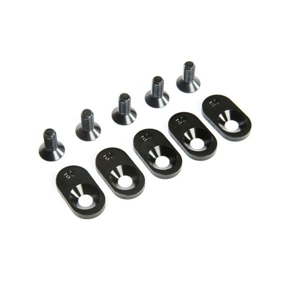 Losi EngineMntInsert&Screws BLK 21T5 5ive-T 2.0 LOS252105 Gas Car/Truck Replacement Parts