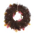 thumbnail image 5 of Wreath w/ Pumpkin and Green Leaves, 5 of 5