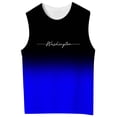 thumbnail image 2 of Wxolcjlv Boys Summer Baech Gradient Tank Top Casual Comfortable Swim T Shirt, Sizes 3-14, 2 of 4