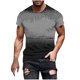 thumbnail image 1 of Camisetas de Manga Larga para Hombres Imprimir Fallow Cuello Redondo Camiseta, Moda Casual Manga Corta Mezcla de Algodón/Lino, 1 of 9