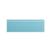WS Tiles - Premium Aqua Blue 3 in. x 9 in. Individual Glass Subway Wall Tile (5 sq. ft / Case)