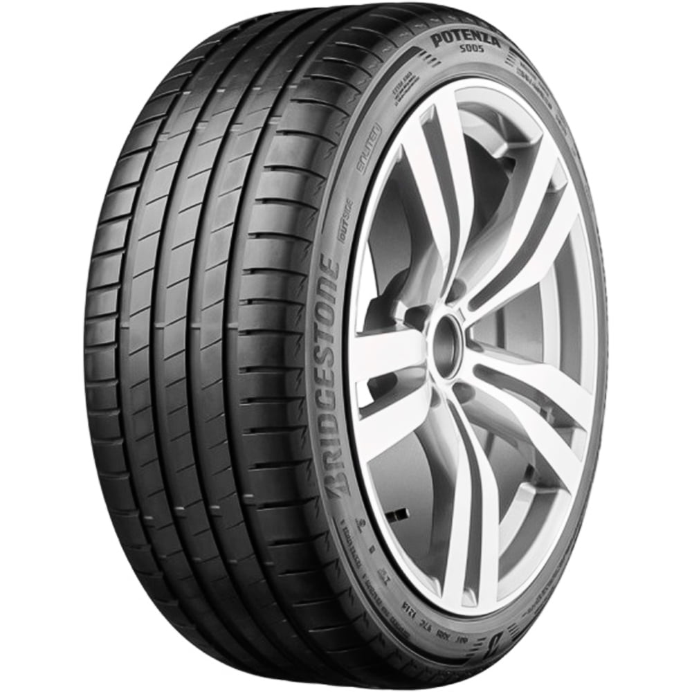 Tire Bridgestone Potenza S005 235/35R19 91Y XL High Performance (DC) Fits:  2018-23 Honda Civic Sport Touring, 2016-18 Ford Focus RS