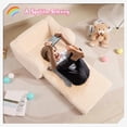 thumbnail image 3 of Sillas para niños MOMCAYWEX Sofá sherpa suave 2 en 1 para niños pequeños, 3 of 8