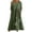 Army Green, variant on Summer Dresses for Women under $10 Free Shipping Cotton Dresses for Women,2026 Spring Summer Casual Loose Short Sleeve Midi Dress,Trendy Elegant Plain Beach Dress