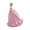 Pink, variant on Unique Dress Form Tissue Box Cover With Large Capacity For Standard 180 Sheet Rolls And Curved Edges Tissue Organizers