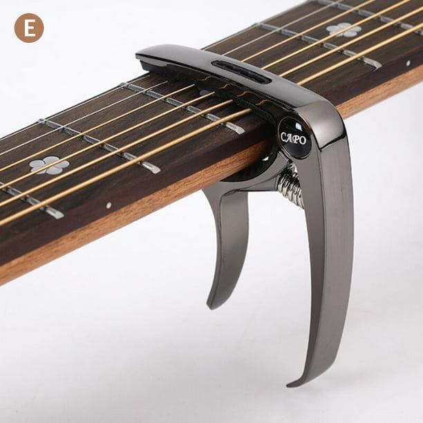 Capodastre de guitare en métal pour pince à clé de changement de  déclencheur acoustique/électrique/classique 