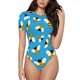 thumbnail image 1 of Balery Flying Bees Body de cuello redondo de manga corta para mujer Tops de manga corta Tops básicos-Medium, 1 of 7