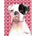 thumbnail image 1 of Drapeau Cooper Love and Hearts Boxeur Taille Jardin, 1 of 1
