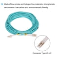 thumbnail image 4 of Uxcell 20 Meters 65.6Ft Fiber Patch Cable Multimode LC-LC OM3 LSZH Fiber Optic Jumper Green For Network Transceiver,1Pcs, 4 of 6
