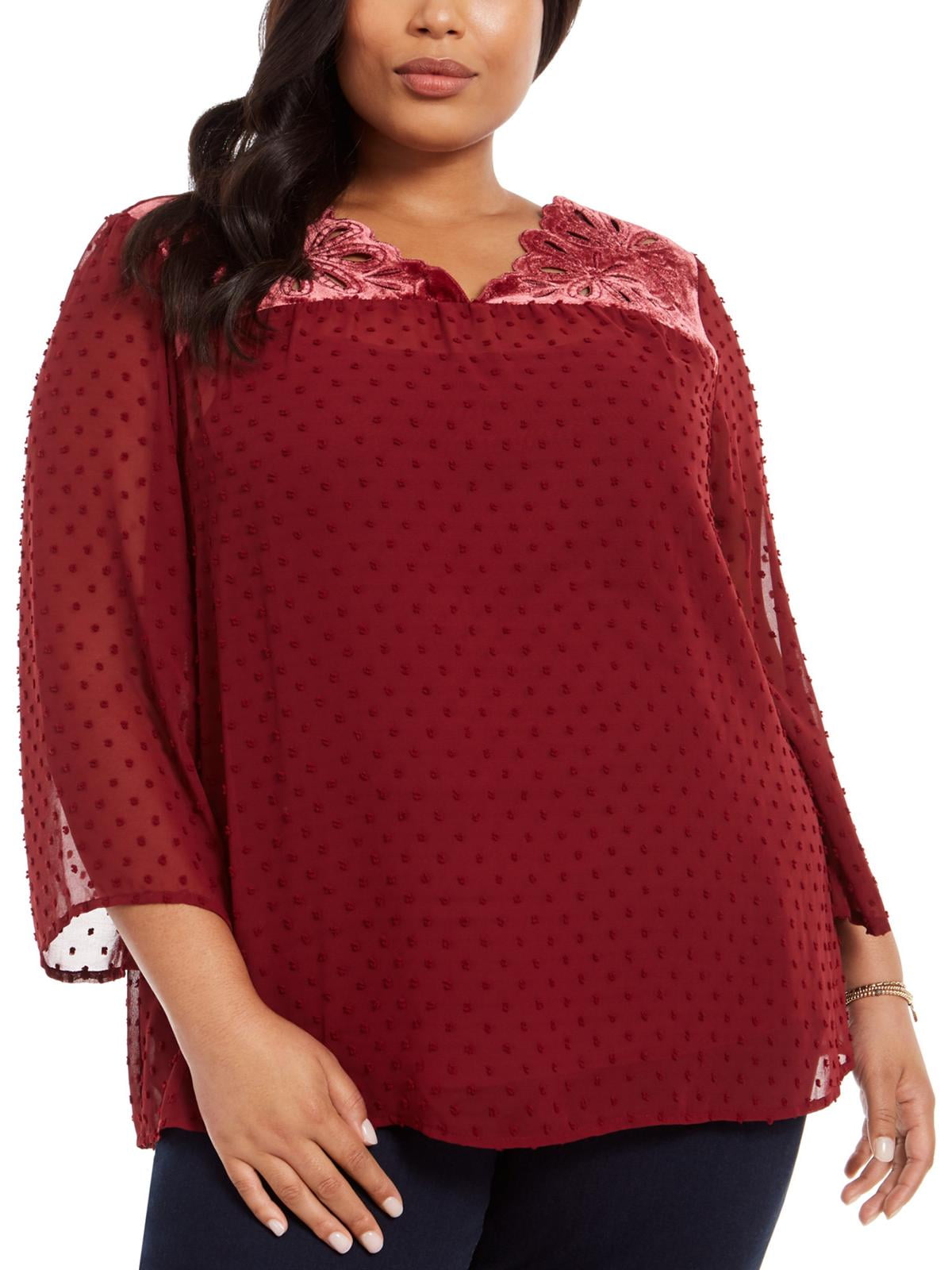 plus size style & co tops