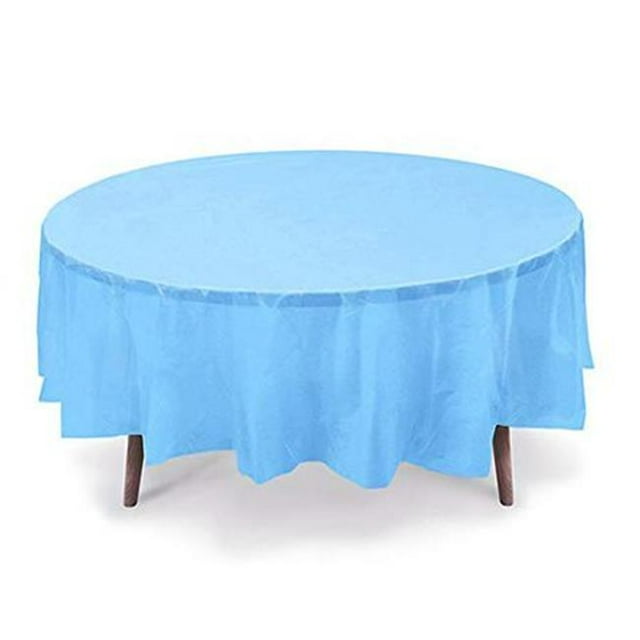 Gift Expressions TCRH-TQS-6 Couverture de Table Ronde&44; Turquoise - Cas de 19