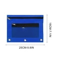 thumbnail image 3 of EIGTHTAIL sovlvnd 3-Ring Pencil Pouch  Oxford Cloth  Sky Blue, 3 of 5
