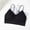 Black, variant on lulshou Women's Bra Oversized Lace with Shoulder Straps and No Steel Straps, Comfortable and Breathable Underwear, Everyday Bras for Girls