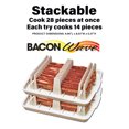 thumbnail image 4 of Microwave Bacon Cooker, Microwavable, Greaseless, Healthy and Crispy Bacon, As Seen on TV, 4 of 8