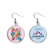 thumbnail image 1 of Estilo tropical Parrot Bear Zebra Pendientes de sandía verano lóbulo desgaste Unbranded M, 1 of 3