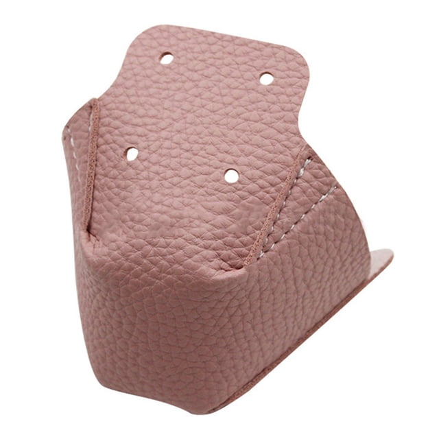 2pcs Inline Skates Toe Guards Leather Roller Skate Protectors Easy to Clean pink