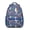 Blue-1, variant on Forest Bear Print School Backpack – Artistic Brown Bear Cartoon Design with Polar Winter Wild Hunting Pattern