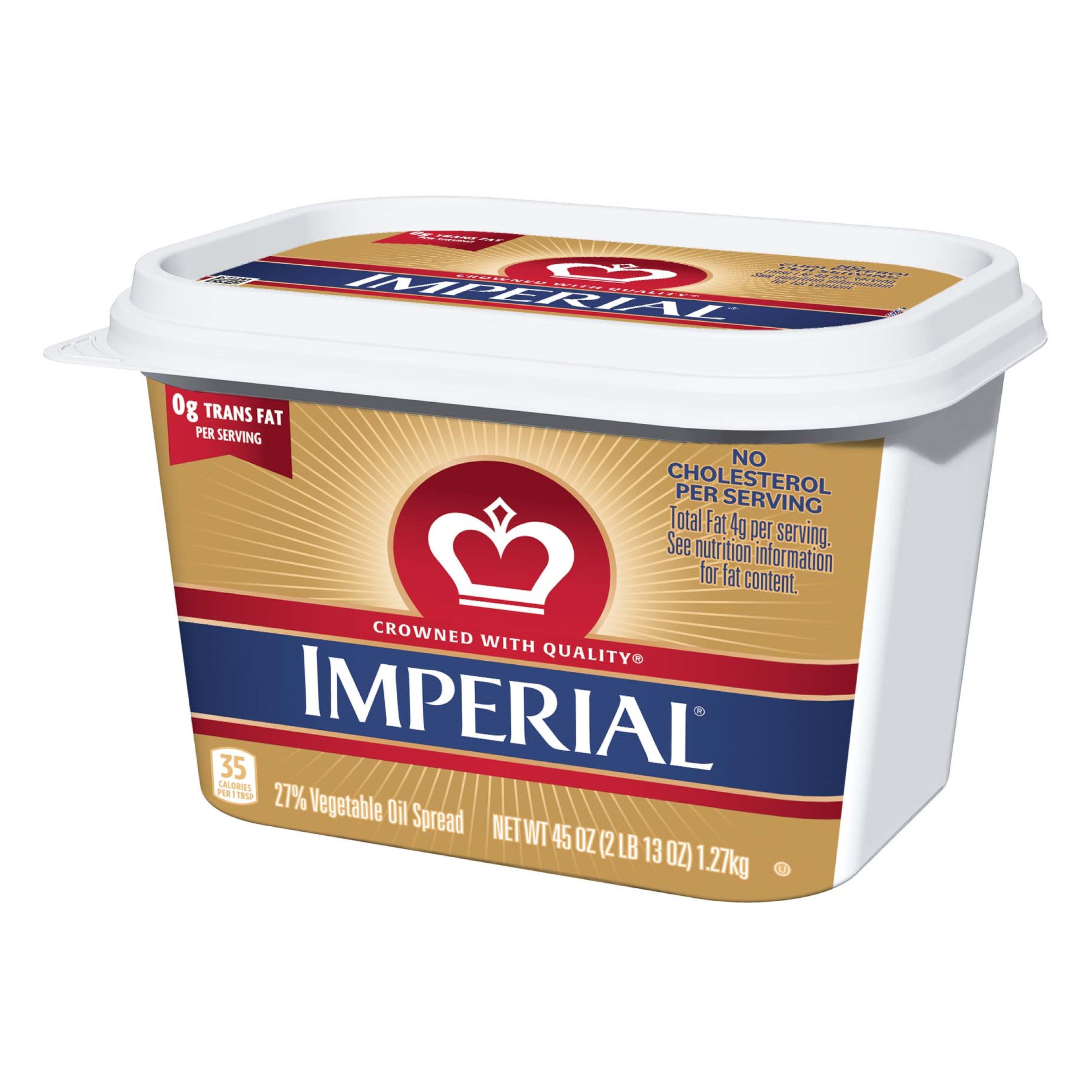 Imperial Vegetable Oil Spread, 45 oz Plastic Tub