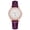 Purple, variant on Diamonds Luminescent Watch Large Dial Simple Style Back Full Digital Watch Skeleton Hands Design