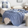 thumbnail image 3 of 28x39 Inch Cold Tech Summer Blanket for Night Sweats Heavy Quilted Inner Layer Washable Boho Throw Blanket Decorative Farmhouse Throw for Outdoors, Camping, Stadium Blanket, Picnics, Travel, 3 of 7