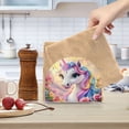 thumbnail image 6 of Haosy Napkin Holder for Table Acrylic Kitchen Paper Tissue Dispenser, Colorful Cute Unicorn and Flower, 6 of 9