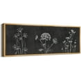 thumbnail image 5 of IDEA4WALL Extra Large Framed Canvas Print Wall Art Ethereal Floral Unique Black and White Artwork Nature Wilderness Antique Retro Fine Art Decorative Relax/Calm for Home Decoration - 60"x20", 5 of 5