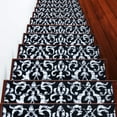 thumbnail image 1 of Floral Collection Contemporary, Cozy, Vibrant and Soft Stair Tread Mats & Rugs, 9'' x 28'', 1 of 6
