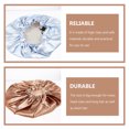 thumbnail image 4 of WEUVEB 2Pcs Satin Hair Bonnet for Women, Elastic Night Sleep Cap, Assorted Colors, Soft and Comfortable Hair, 4 of 8