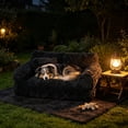 thumbnail image 6 of Pet Bed Washable Cushion, Cozy Elevated Sofa for Cats Small Dogs, Soft Cotton Cover Removable, Non Slip Base Indoor Living Room Bedroom Balcony Use, 6 of 6