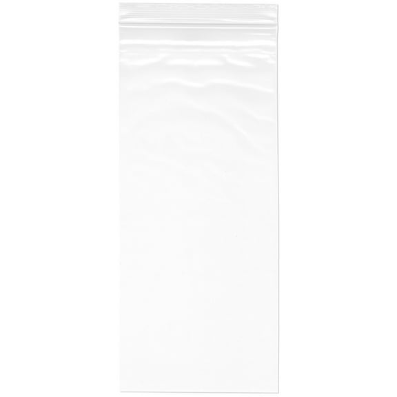 Plymor 6" x 14" (Pack of 100), 2 Mil Zipper Reclosable Plastic Bags