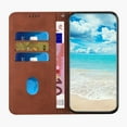thumbnail image 5 of Allytech Wallet Case for iPhone 15 Plus with Card Cash Slots & Kickstand, Luxury PU Leather Soft TPU Inner Shockproof Anti-Fall Magnetic Closure Slim Case for iPhone 15 Plus, Brown, 5 of 9