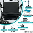thumbnail image 2 of Majestic Fauteuil Roulant Électrique, Fauteuils Roulants Électriques Légers, Seulement 49 Lb, Capacité de 330 Lb, 2 of 5