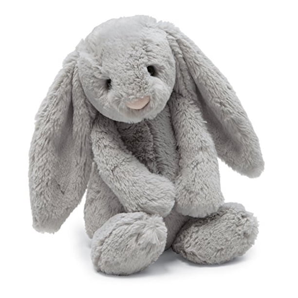 Jellycat Bashful Grey Bunny Stuffed Animal Small 7 Inches Walmart Com