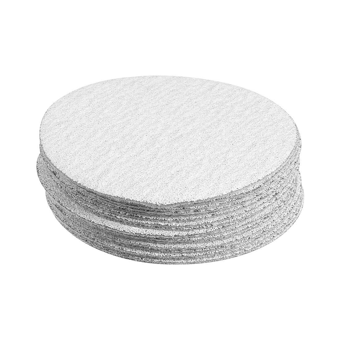 20 Pcs 3Inch White Dry Hook and Loop Sanding Discs Flocking Sandpaper