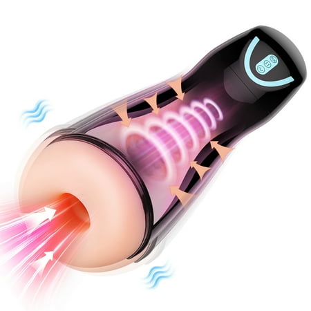 Wtoyu Automatic Male Masturbators Cup with 10 Vibration & 4 Sucking Modes Vagina Sleeve for Penis Stimulation, Electric Pocket Stroker Adult Toys for Men