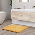 thumbnail image 1 of Clara Clark Bath Mat Bathroom Rug - Absorbent Memory Foam Bath Rugs - Non-Slip, Thick, Cozy Velvet Feel Microfiber Bathrug, Plush Shower, Toilet Floor Bathmats Carpet - Gold - Small Size 17?x24?, 1 of 8