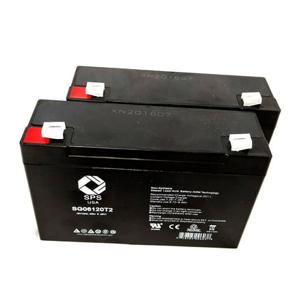 SPS Brand 6V 12 Ah Replacement Battery for Best Power Patriot II Pro 1000 (2