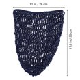 thumbnail image 3 of 2pcs Handcraft Crochet Net Hat Long Sleeping Hat Hair Protective Nightcap Hair Protector(Navy, Khaki, 1pc for Each Color), 3 of 4