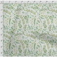 thumbnail image 4 of Soimoi Leaves Print, Velvet Fabric, Decor Sewing Fabric by The Yard 54 Inch Wide,Decorative Fabric for Upholstery and Home Accents, White, 4 of 5