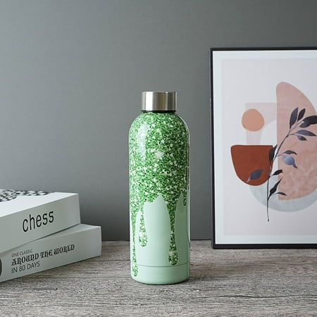 

1/2/5 Pcs Matte Thermos Tumbler Cup 17 Oz Stainless Steel Insulated Vacuum Flask Thermos Bottle Cola Shape Water Mug Bottle