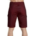 thumbnail image 5 of cllios Mens Cargo Shorts Outdoor Hiking Work Shorts Gym Workwear Cargo Shorts with Multi Pockets Mens Cargo Shorts Clearance Wine,XL, 5 of 5